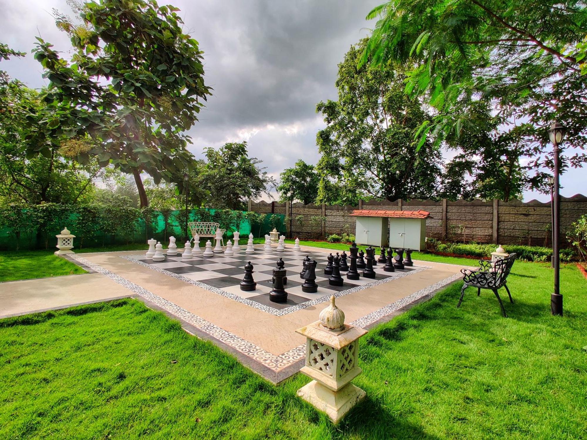 Pushpam Sanskruti Resort Karjat - A Pure Veg Resort Dhamni المظهر الخارجي الصورة