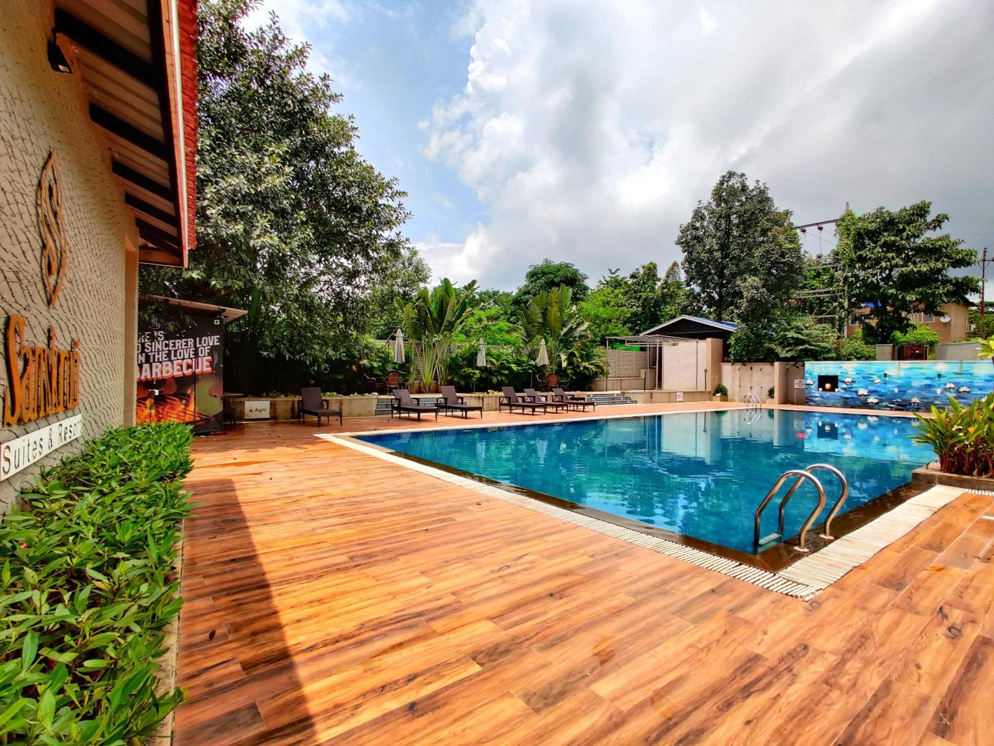 Pushpam Sanskruti Resort Karjat - A Pure Veg Resort Dhamni المظهر الخارجي الصورة